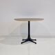 George Nelson Black Pedestal Table by Vitra