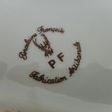 Plat à poisson en porcelaine
