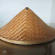 Asian Chinese rattan hat in the 70s