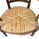 19th century Provencal nurse's chair wide seat