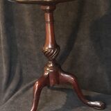 Small 19th-century English mahogany tripod pedestal