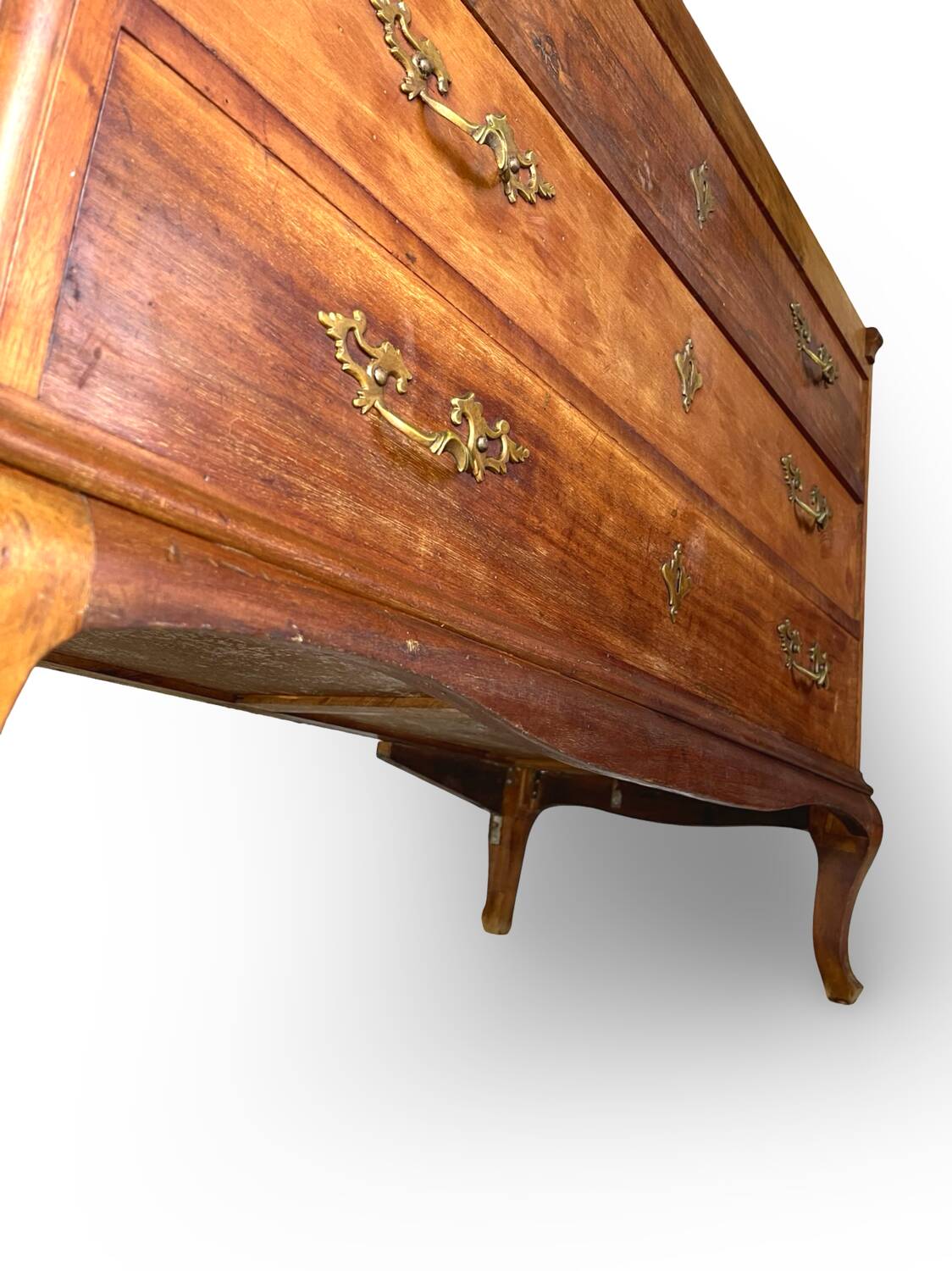 Antique Italian secrétaire in solid walnut, 1920s/1930s.