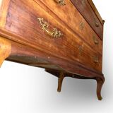 Antique Italian secrétaire in solid walnut, 1920s/1930s.