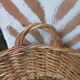 Panier en osier plat
