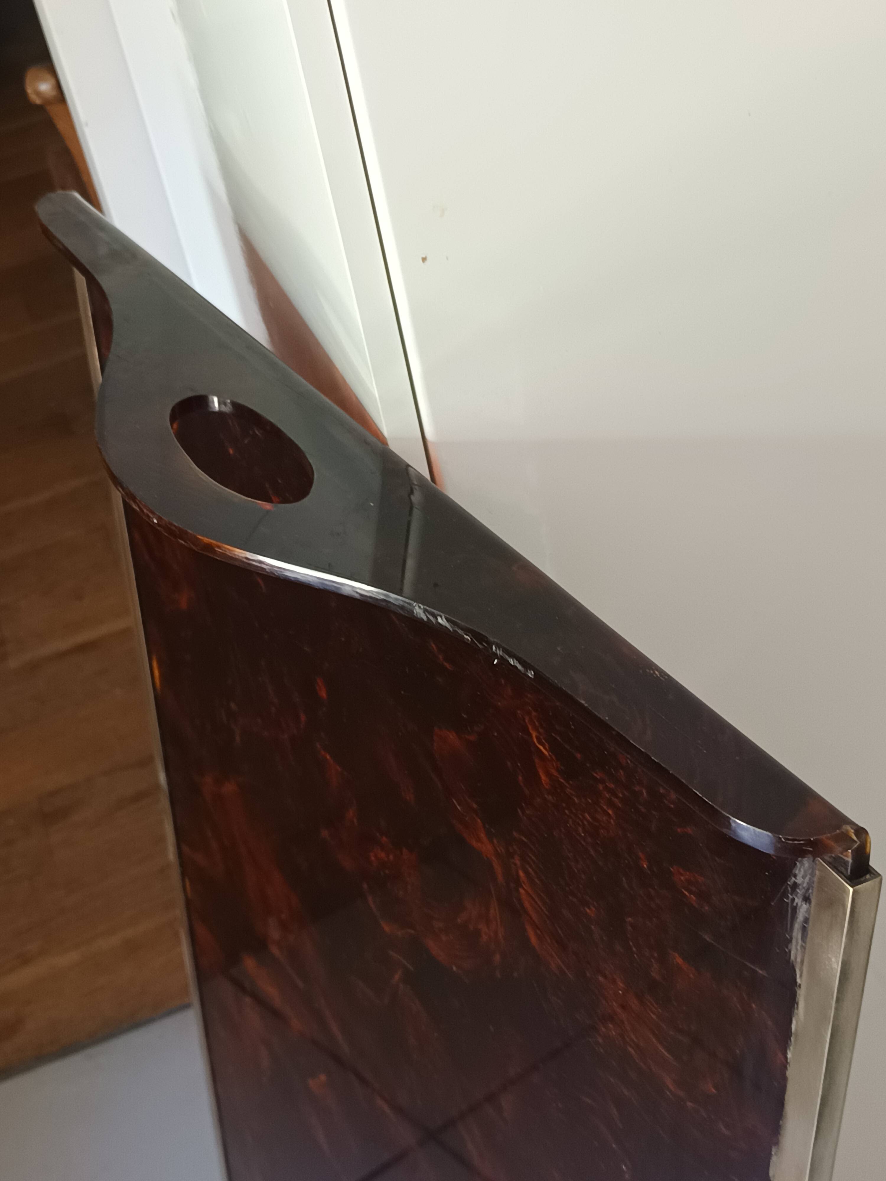 Plateau XXL Christian Dior Home 1970 – lucite effet écaille