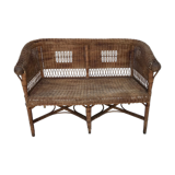 Rattan bench