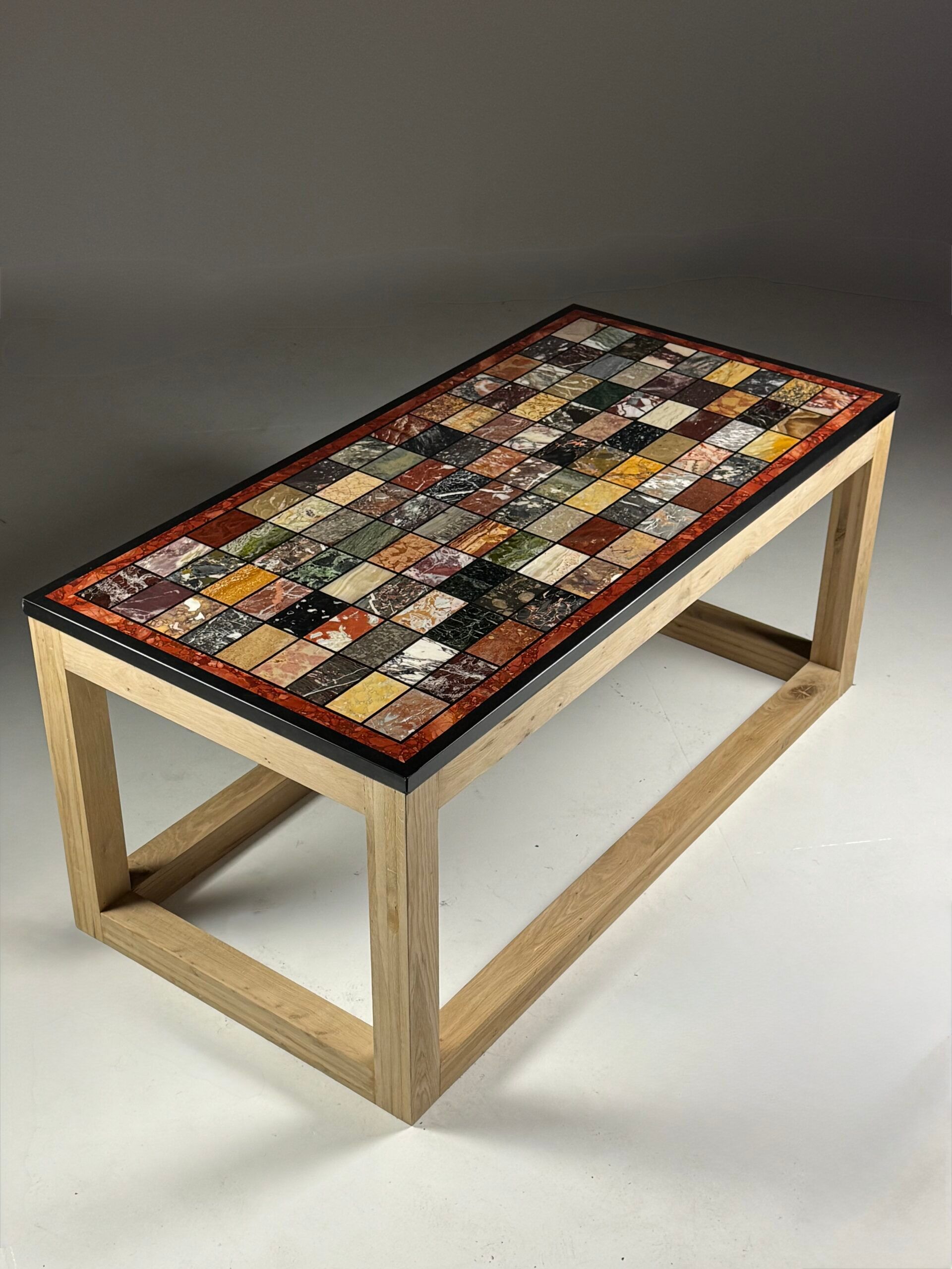 Marble specimen table vintage