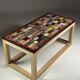 Marble specimen table vintage