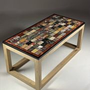 Marble specimen table vintage