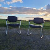 Pair of Unimob Lingua 97 armchairs