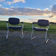 Pair of Unimob Lingua 97 armchairs