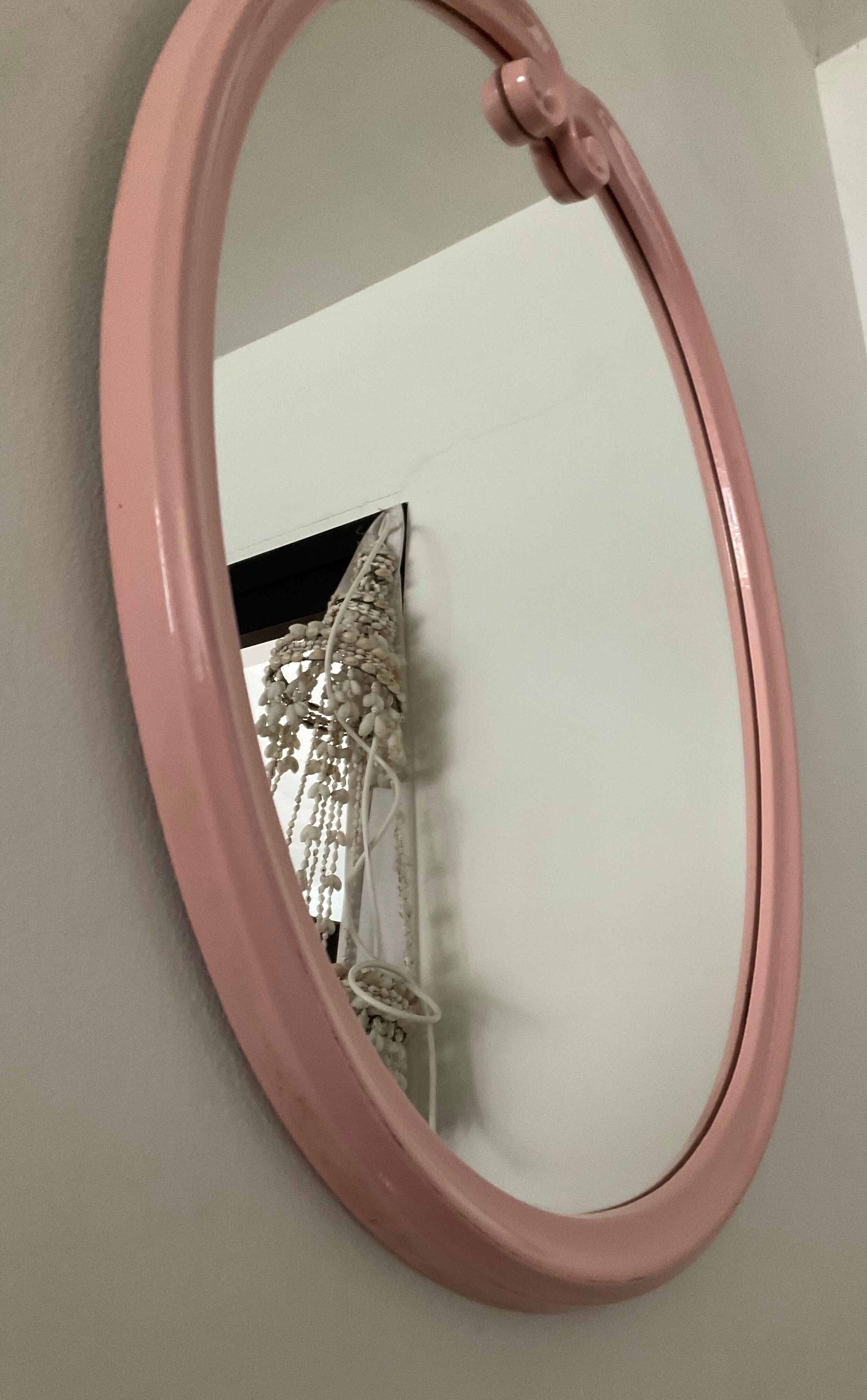Vintage ceramic mirror from the 70s