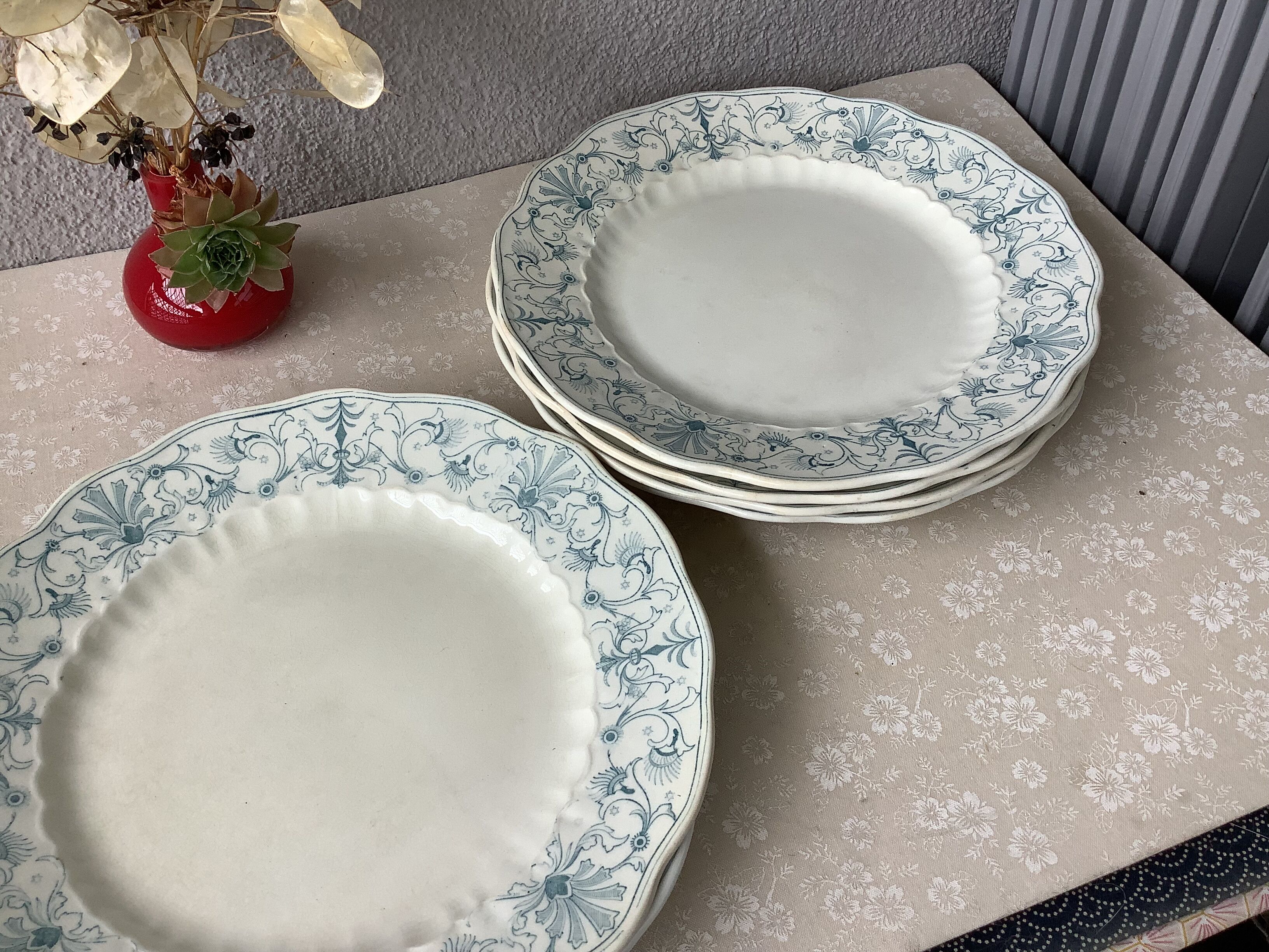 Ridgways 19th century English ironstone plates
