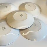 Set of 7 ceramic dishes hbcm béarn france