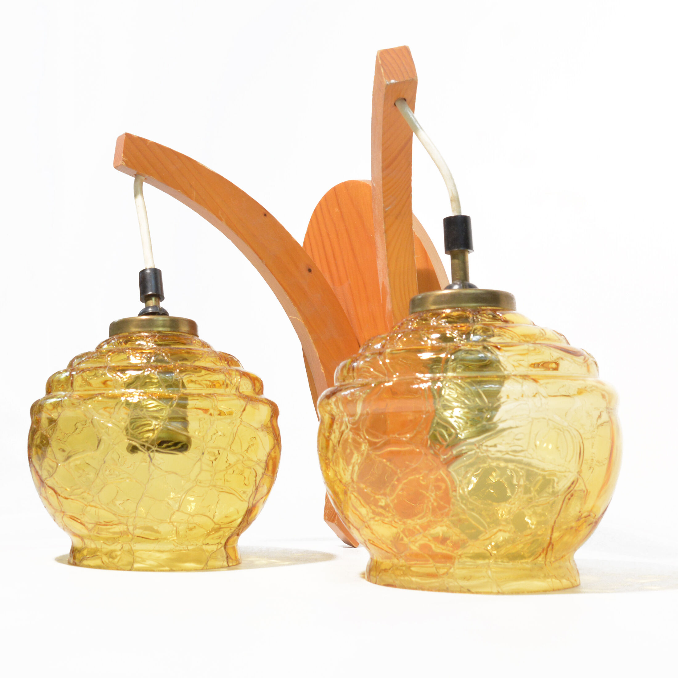 1970s mid-century modern Wall lamp, Elektrotechniczna Spółdzielnia Inwalidów, Nowa Huta