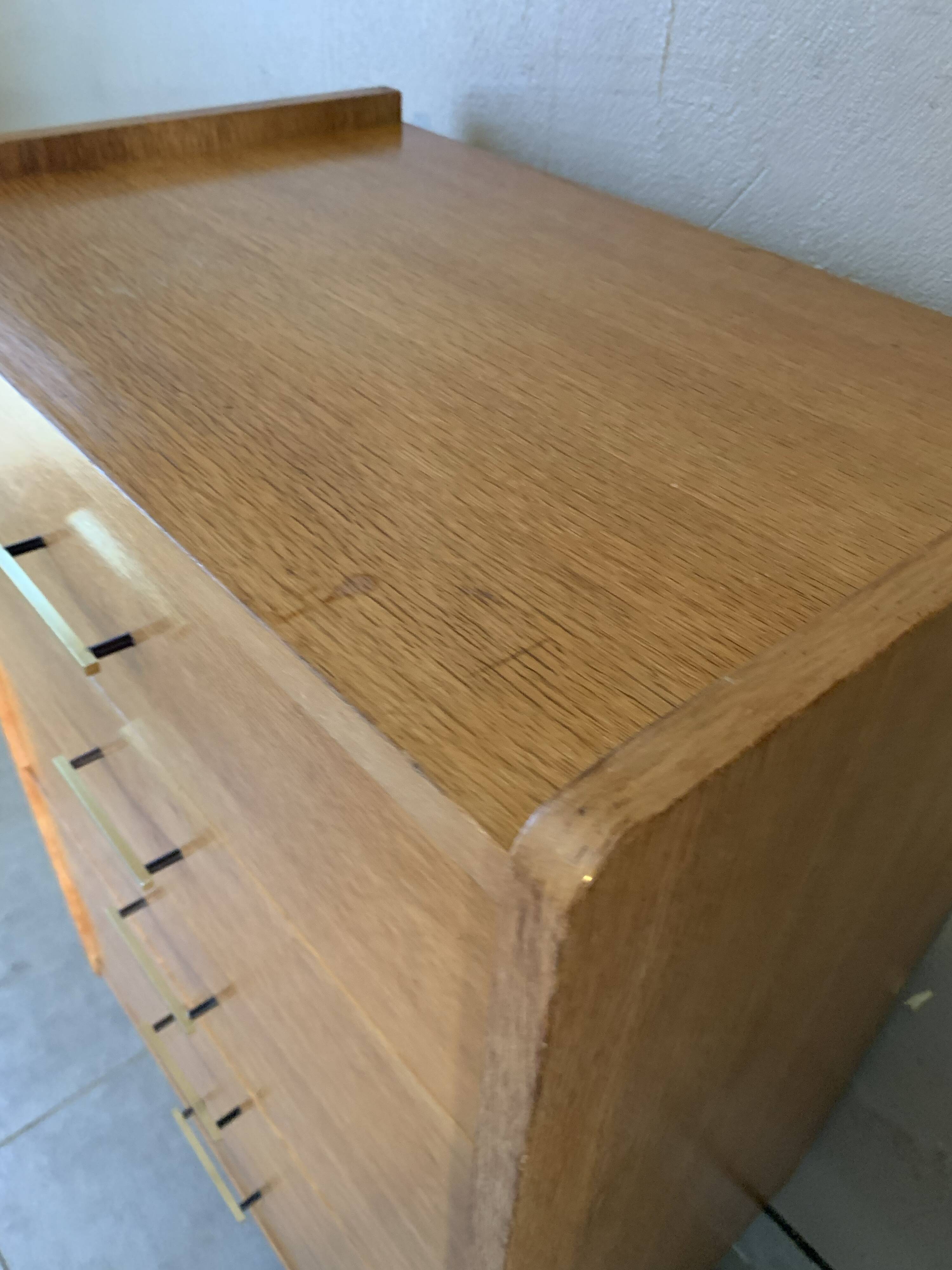 Vintage oak chiffonier from the 1950s