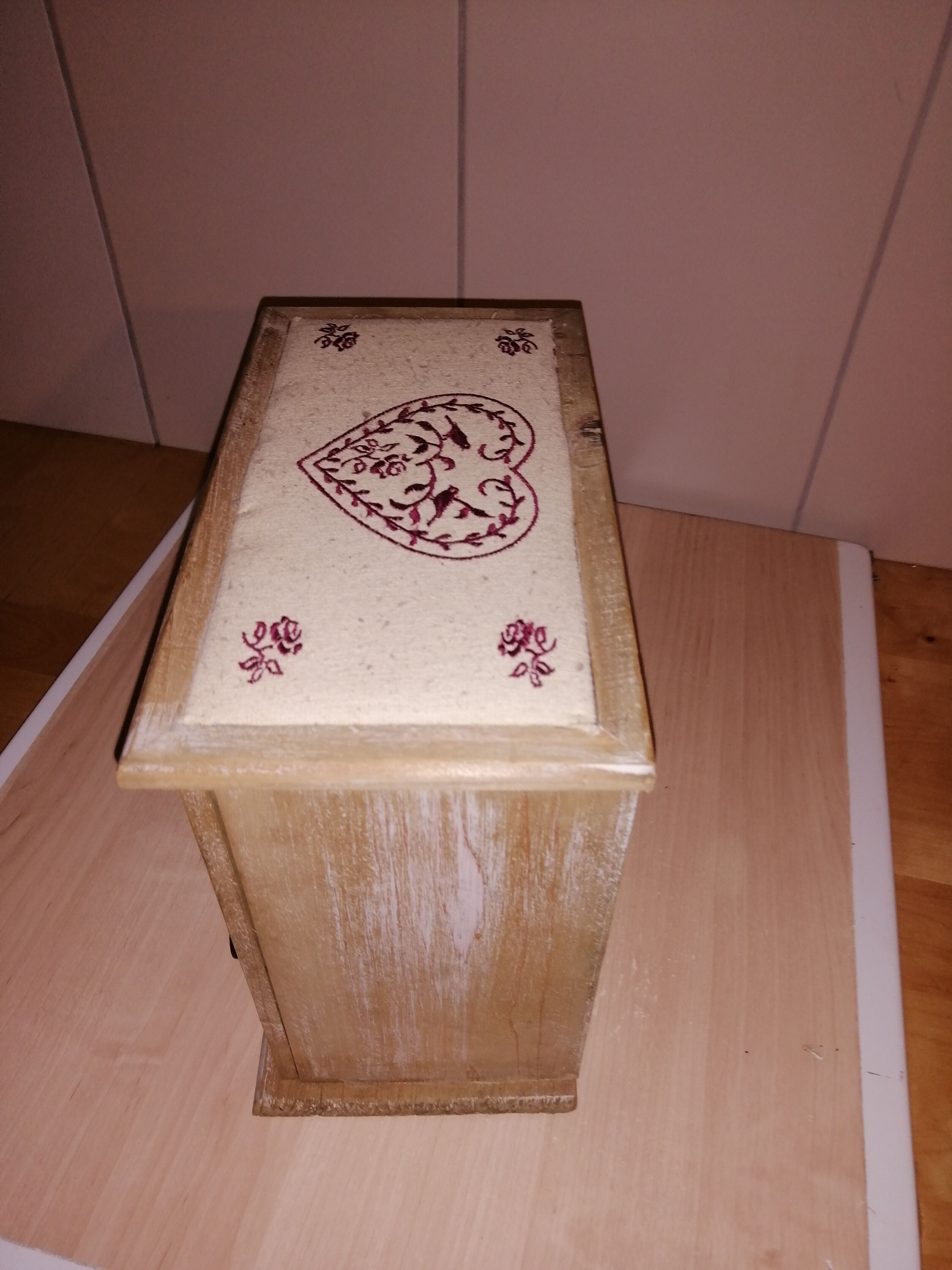 Wooden egg box