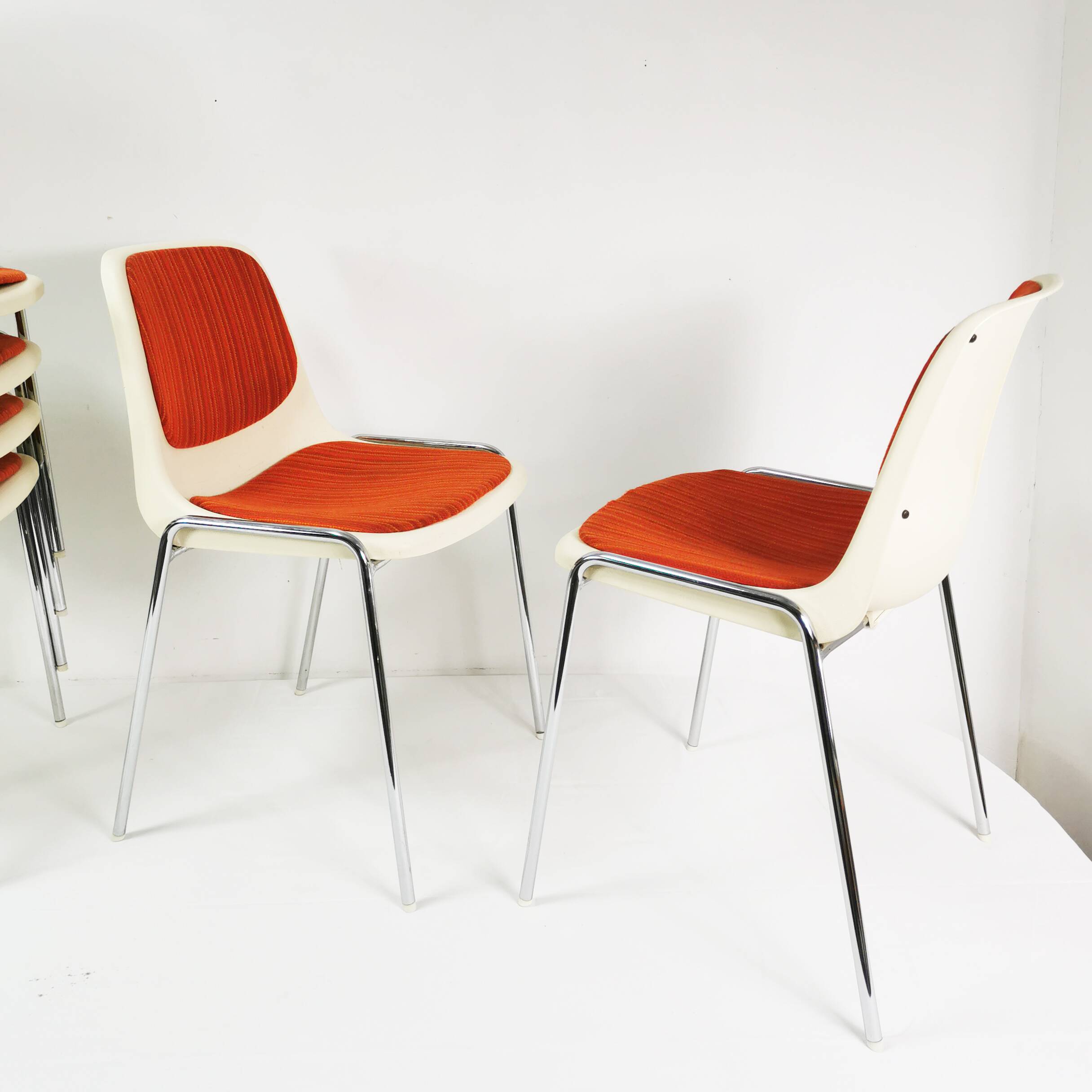 Set of Space Age chairs, Mauser, Germany, 1970s