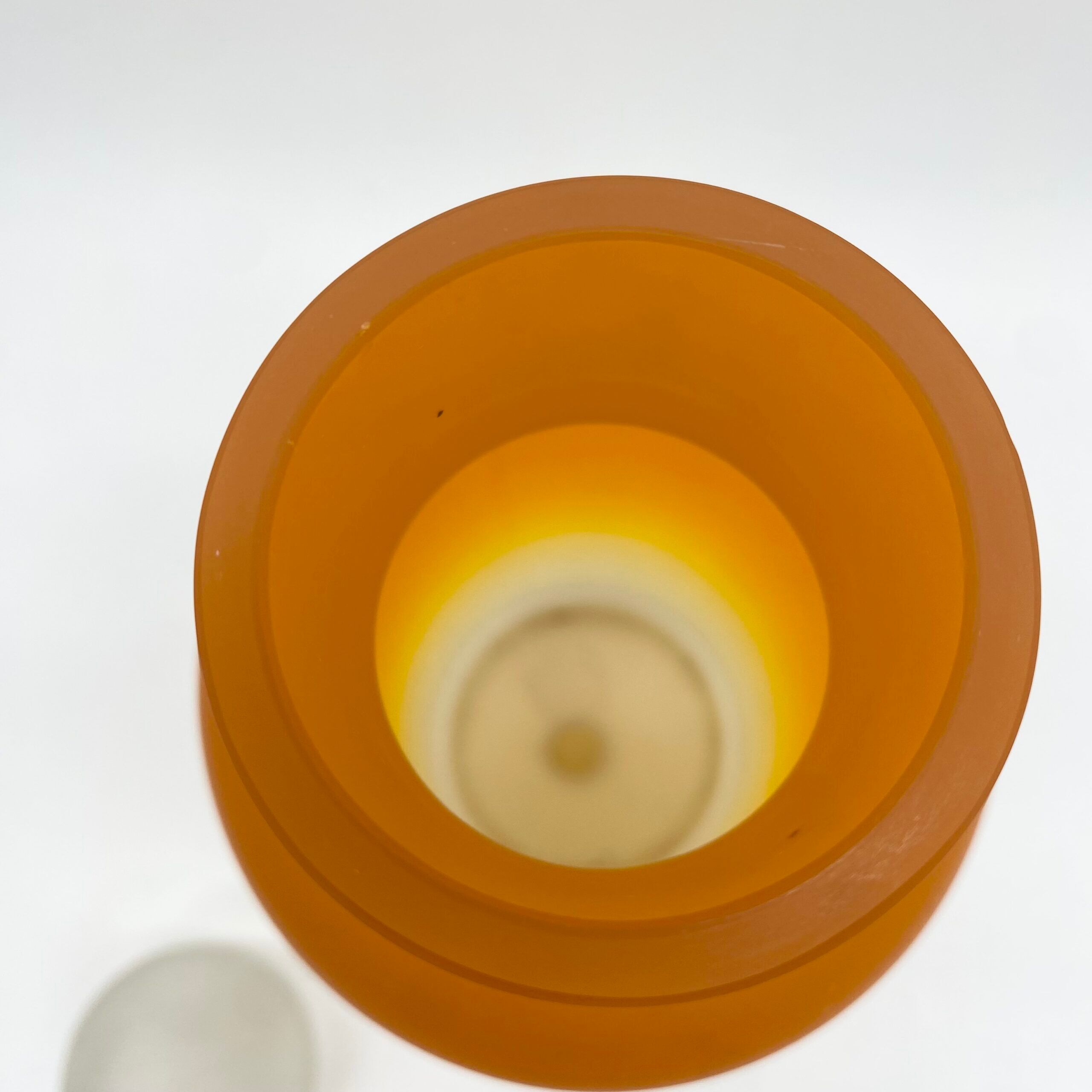 XXL Bottle "Ultra Orange" Murano glass, 1960s