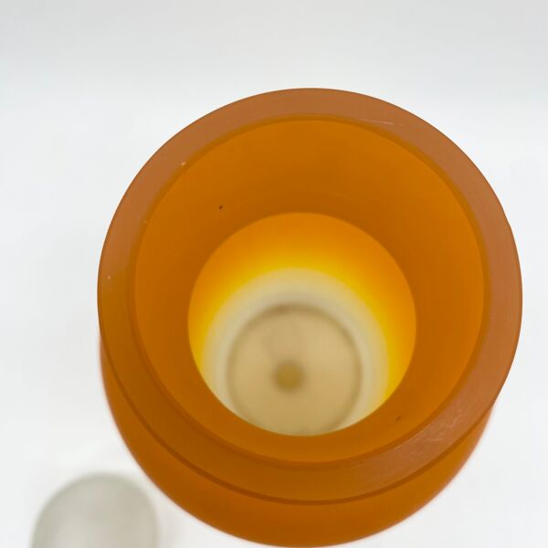 Bouteille XXL « Ultra Orange » verre de Murano, 1960s