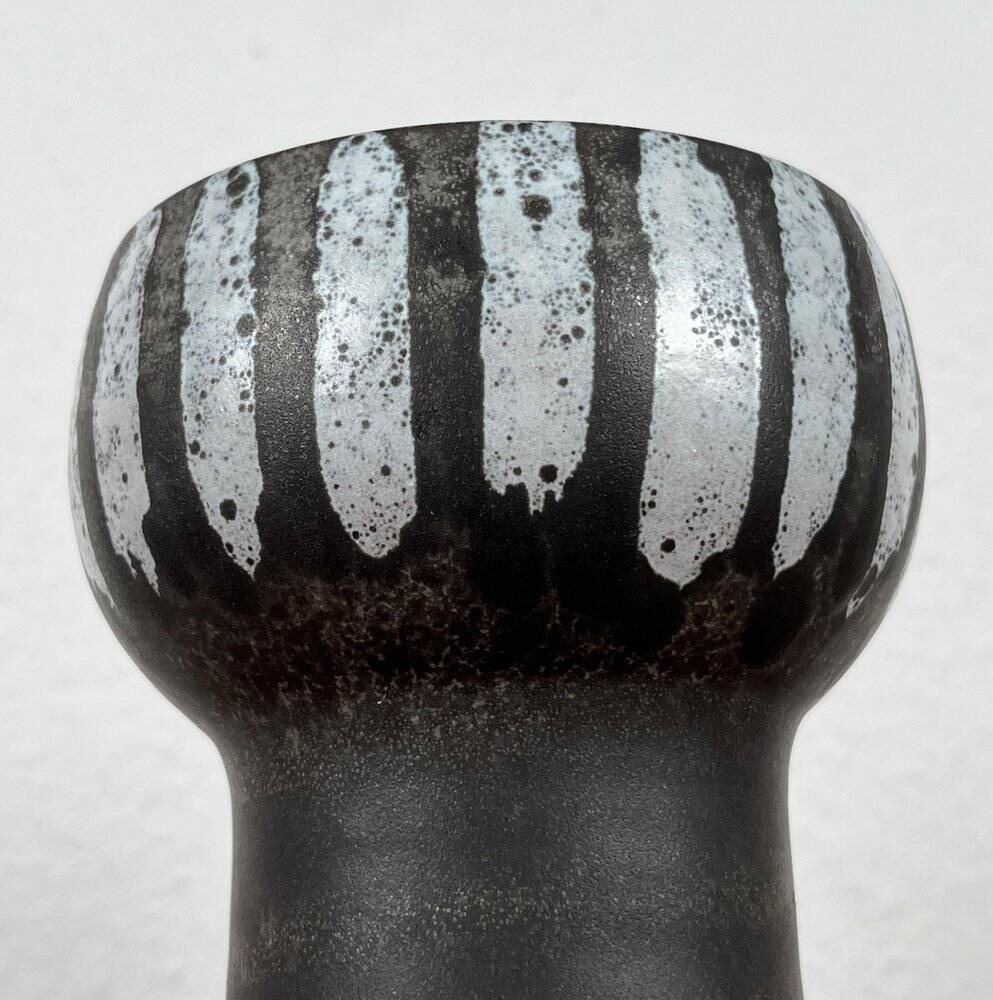 Vintage East German studio vase GDR mid-century by Erhard Goschala, 1960s.