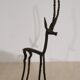 Vintage bronze antelope