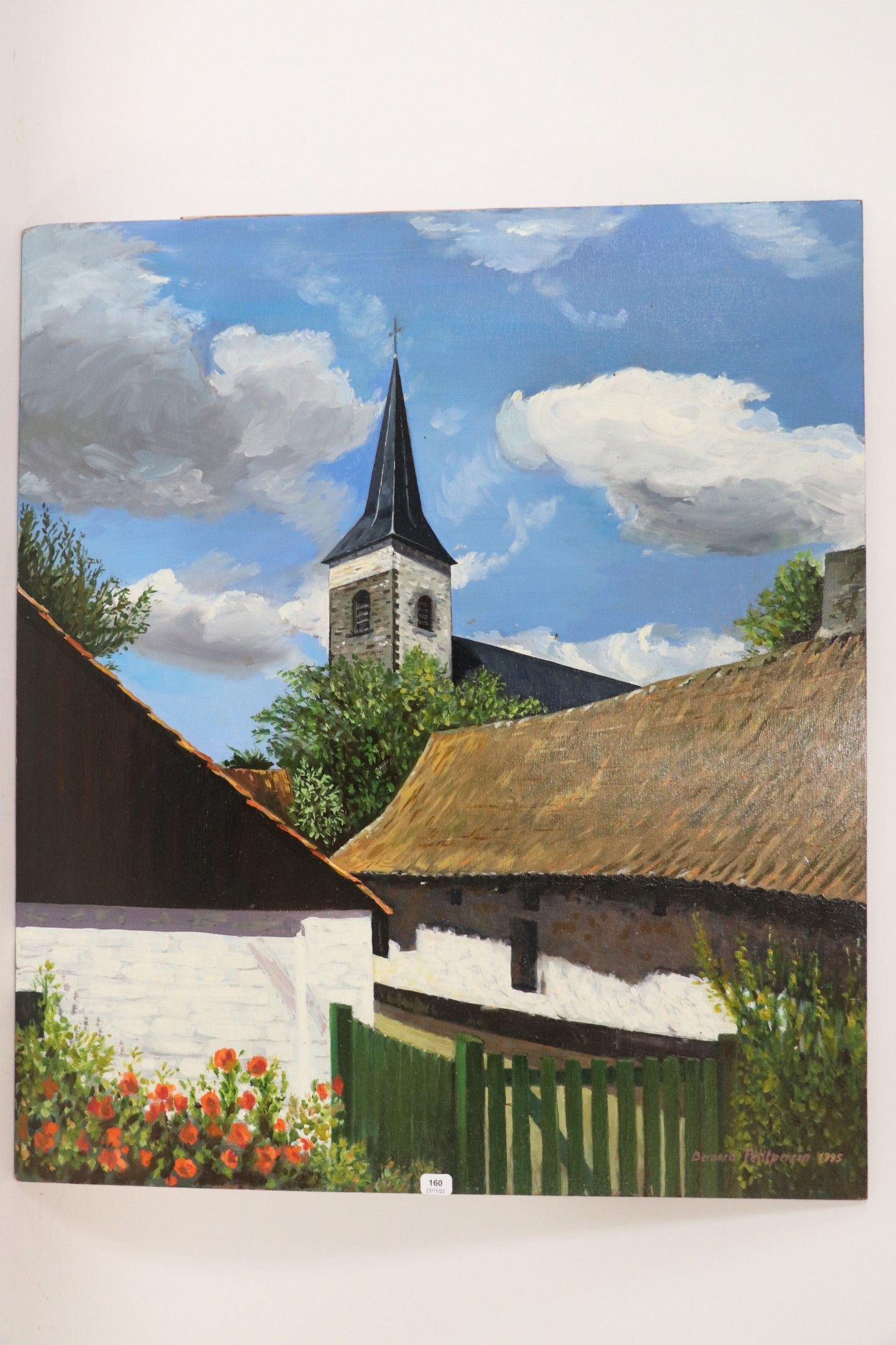 The signed oil bell tower