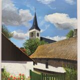 The signed oil bell tower