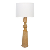 Floor lamp with a ceramic base