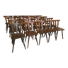 Lot de 20 chaises bistrot type brasserie 1960’s