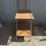 Old 60s rolling trolley formica & metal