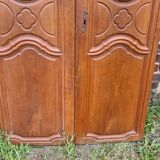 Pair of walnut doors