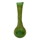 Vase soliflore style biot blown glass bubbled green vintage