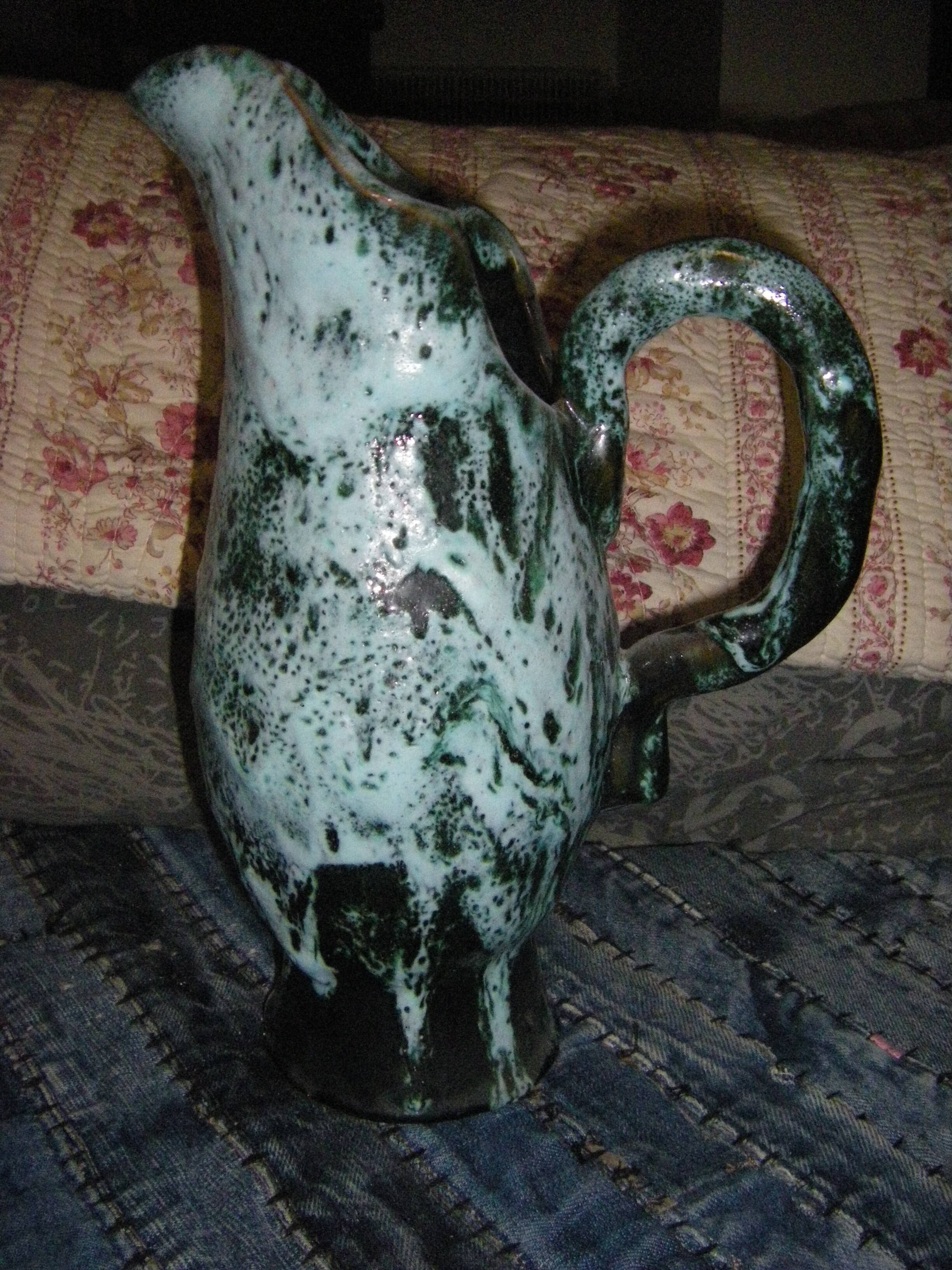Vintage ceramic pitcher
