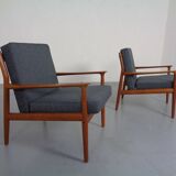 Danish Teak Armchair by Svend Aage Eriksen for Glostrup, 1960s