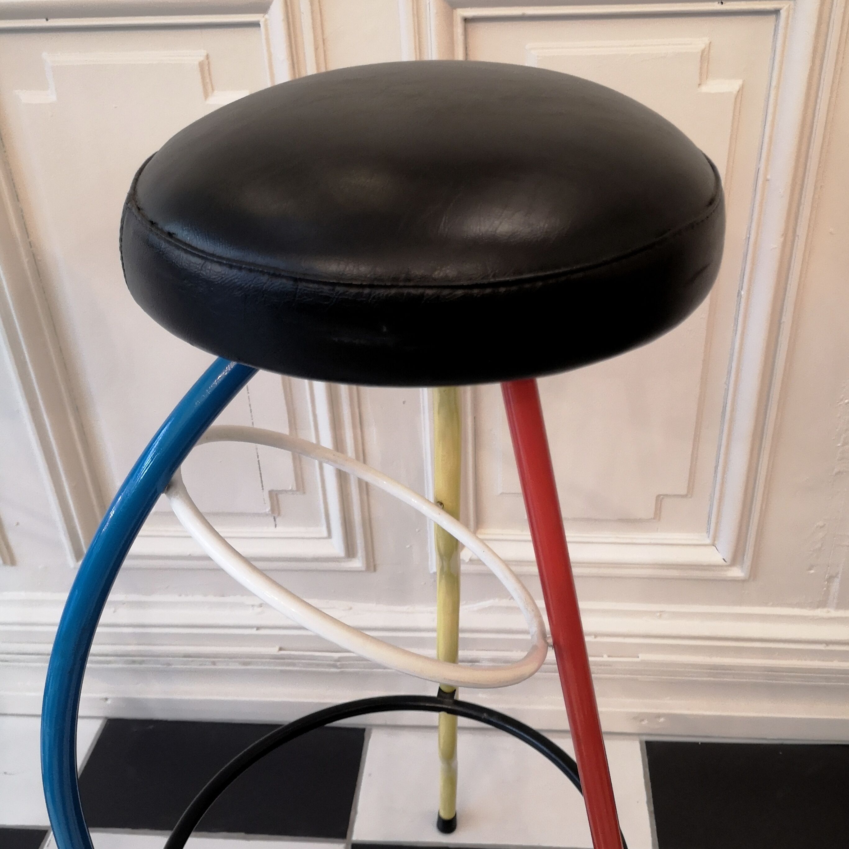 Javier Mariscal pair of stools "duplex"