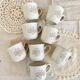 Vintage porcelain cups Country Market Collection made in Japan floral pattern