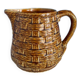Digoin Sarreguemines slip pitcher