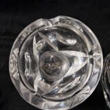 Paire de cendriers en cristal