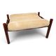 Arne Norell Inca Lounge Chair with Ottoman – Original Cord Upholstery, 1970