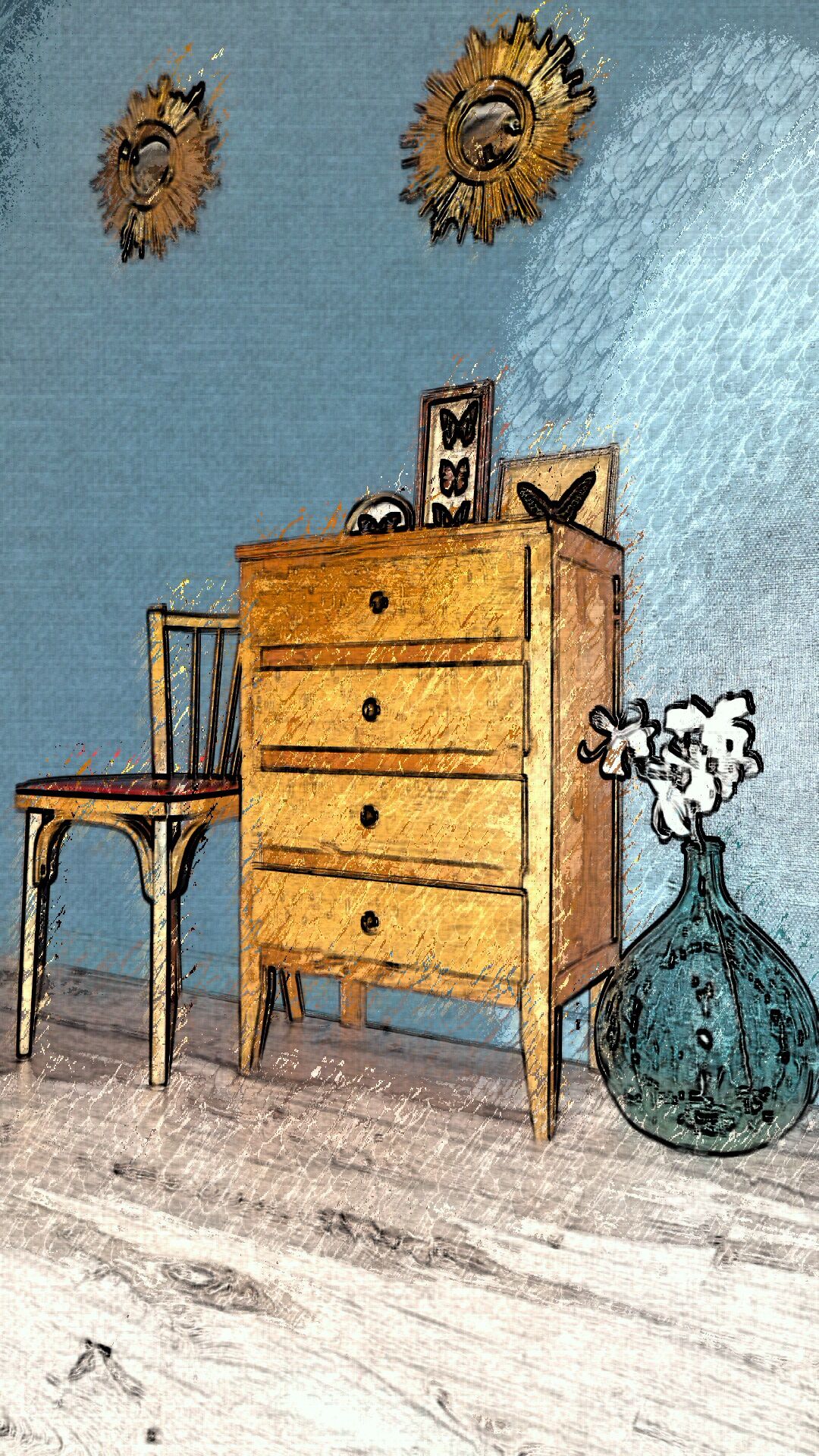 Vintage dresser 1950