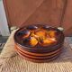5 earthenware oyster plates from Saint Clement, 1960s