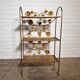 Gilded étagère, French, 1960s
