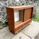 Buffet vitrine en teck 1970