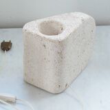 Sculpted stone lamp attributed to albert tormos