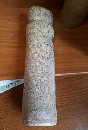 Vase in sandstone