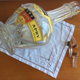 Bouteille à liqueur 4 compartiments Marie Brizard bordeaux