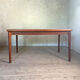 Table rectangulaire scandinave vintage en teck