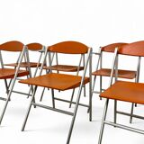 6 chaises pliantes Donald, Studio Cerri & Associati, Poltrona Frau