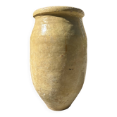 Ancient terracotta pottery jar from the 19th century.